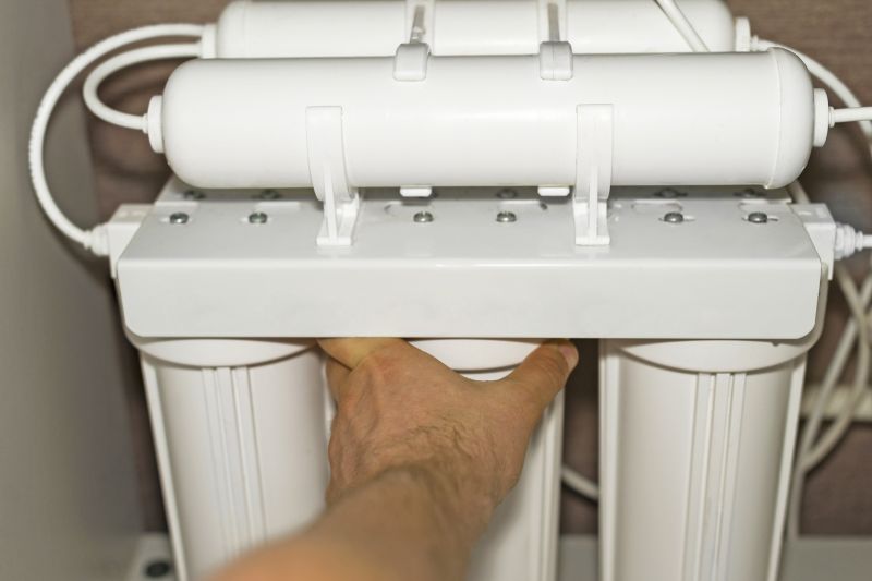 Water Softener System Close-up